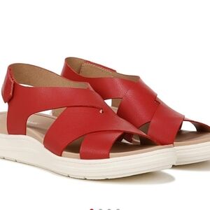 Dr. Scholl's Time Off Sea Sandal Women's Heritage Red